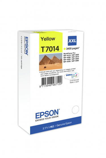 Epson Ink Cartridge XXL Yellow 3.4k (C13T70144010) 