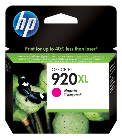 HP 920XL High Yield Magenta Ink Cartridge(CD973AE) 