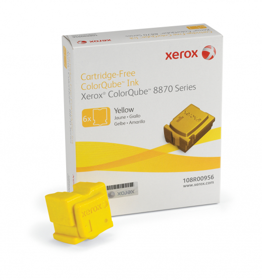 Xerox ColorQube 8870 / 8880 Yellow Ink Cartridge (108R00956) 
