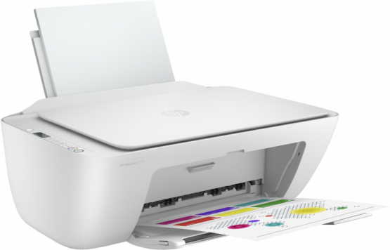 HP DeskJet 2710 All-in-One Printer, Color, Printer for Home, Print, copy, scan, Wireless; Instant Ink eligible; Print from phone or tablet