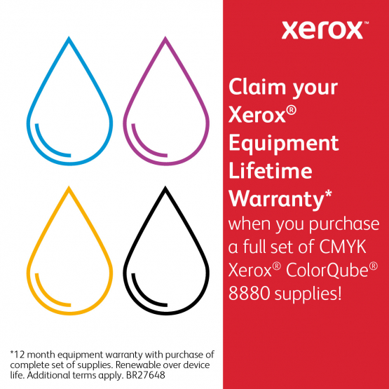 Xerox ColorQube 8870 / 8880 Black Ink Cartridge (108R00957) 