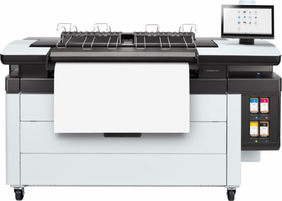 HP PageWide XL 4200 40-in Printer with Top Stacker large format printer