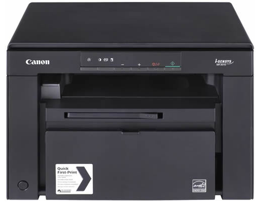 Canon i-SENSYS MF3010 3-in-1 Mono Laser Printer + 2 Black Toner Cartridges