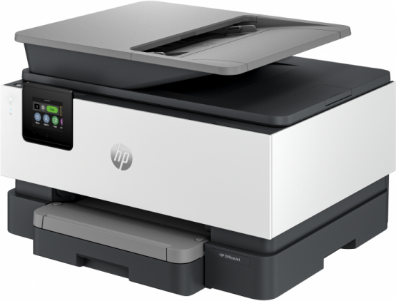 HP OfficeJet Pro 9120b All-in-One Printer, Color, Printer for Home and home office, Print, copy, scan, fax, Wireless; Two-sided printing; Two-sided scanning; Scan to email; Scan to pdf; Fax; Front USB flash drive port; Touchscreen; Print from phone or tablet; Automatic document feeder