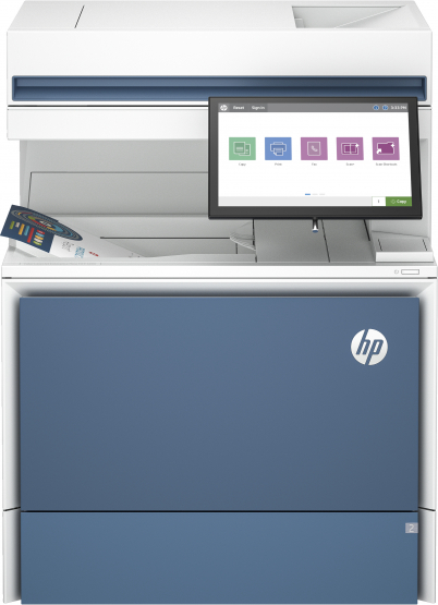 HP Color LaserJet Enterprise Flow MFP 6800zf Printer, Print, copy, scan, fax, Flow; Touchscreen; Stapling; TerraJet cartridge