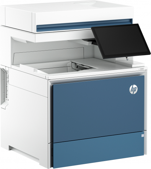 HP Color LaserJet Enterprise Flow MFP 6800zf Printer, Print, copy, scan, fax, Flow; Touchscreen; Stapling; TerraJet cartridge
