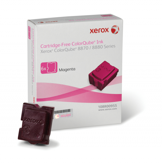 Xerox ColorQube 8870 / 8880 Magenta Ink Cartridge (108R00955) 