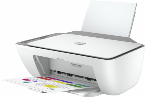 HP DeskJet 2720 All-in-One Printer, Color, Printer for Home, Print, copy, scan, Wireless; Instant Ink eligible; Print from phone or tablet