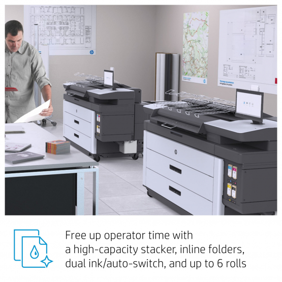 HP PageWide XL 8200 40-in Printer large format printer Wi-Fi Inkjet Colour 1200 x 1200 DPI A0 (841 x 1189 mm) Ethernet LAN