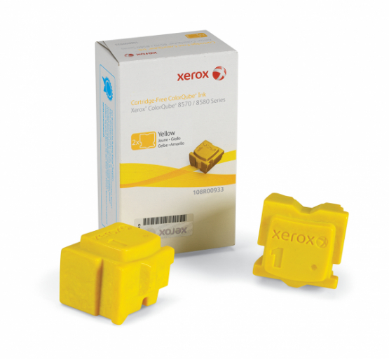 Xerox ColorQube 8570 / 8580 Yellow Ink Cartridge (108R00933) 