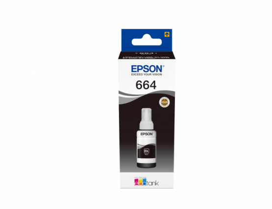 Epson 664 Ecotank Black Ink Bottle (70ml) (C13T664140) 