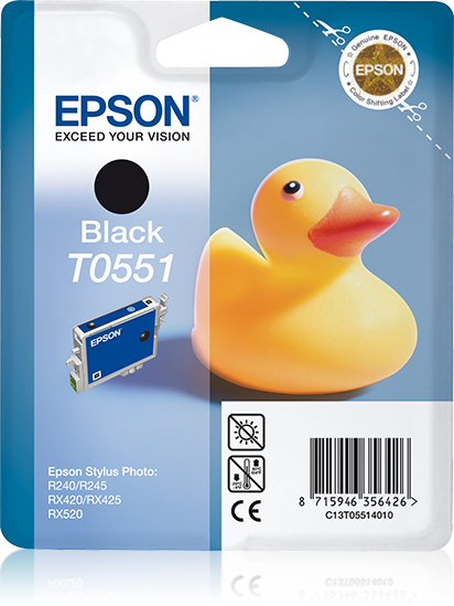 Epson T0551 (Duck) Black Ink Cartridge (C13T05514010) 