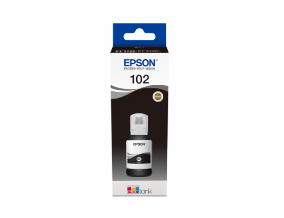Epson 102 EcoTank Pigment Black Ink Bottle (C13T03R140) 