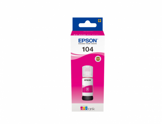 Epson 104 EcoTank Magenta Ink Bottle (C13T00P340) 
