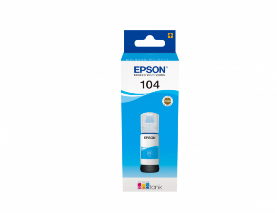 Epson 104 EcoTank Cyan Ink Bottle (C13T00P240) 