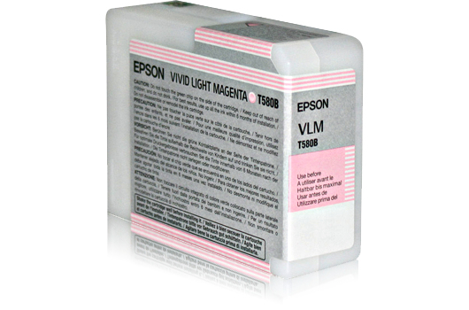 Epson Vivid Light Magenta Ink Cartridge (C13T580B00) 