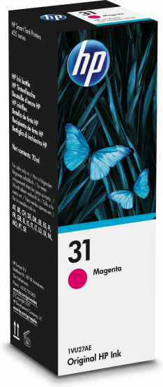 HP 31 70-ml Magenta Ink Bottle (1VU27AE) 