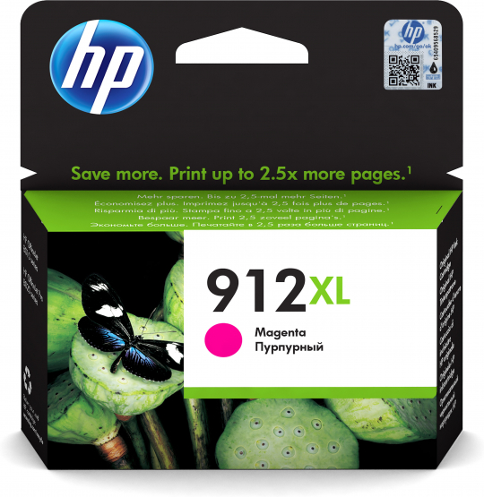 HP 912XL High Yield Magenta Ink Cartridge (3YL82AE) 