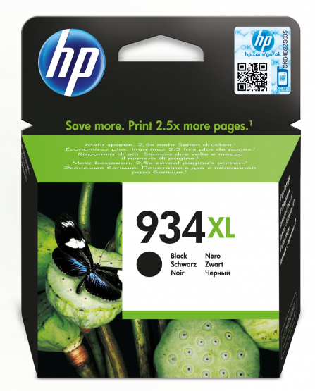 HP 934XL Black Ink Cartridge - High Capacity (C2P23AE) 