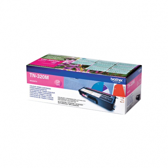 Brother TN-320M Magenta Toner Cartridge (TN320M) 