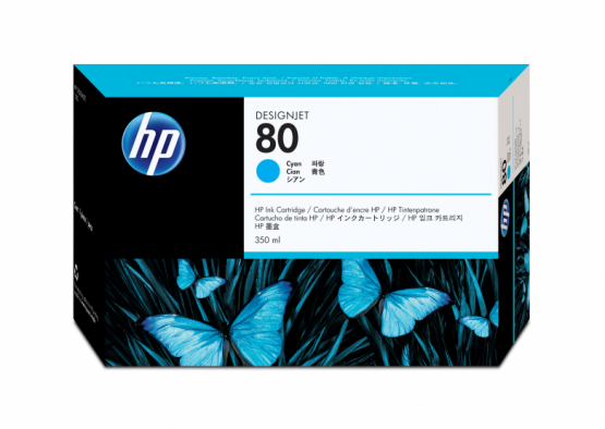 HP 80 Cyan Original Ink Cartridge (C4846A) 