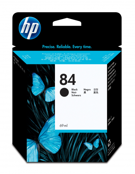 HP 84 Black Original DesignJet Ink Cartridge (C5016A) 