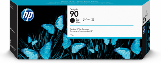HP 90Black Original DesignJet Ink Cartridge - High Capacity (C5059A) 