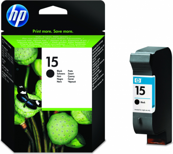 HP 15 Large Black Original Ink Cartridge(C6615DE) 