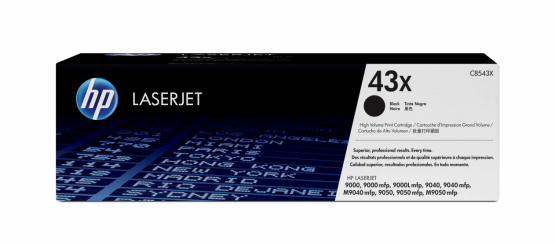HP 43X Black Original Toner Cartridge (C8543X) 