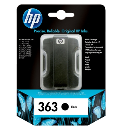 HP 363 Black Original Ink Cartridge (C8721EE) 