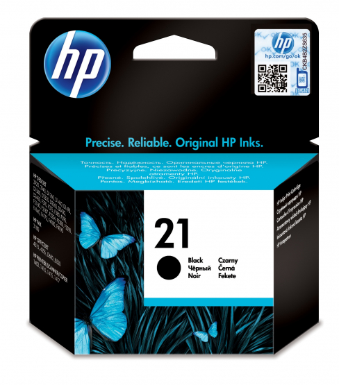 HP 21 Black Original Ink Cartridge(C9351AE) 