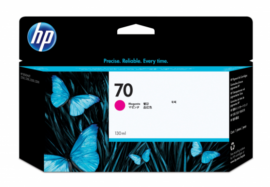 HP 70 Magenta Original DesignJet Ink Cartridge (C9453A) 
