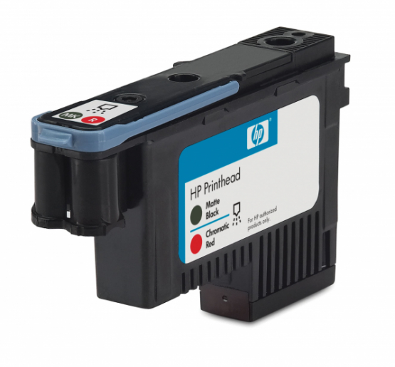 HP 73 Matte Black and Chromatic Red Original DesignJet Printhead(CD949A) 
