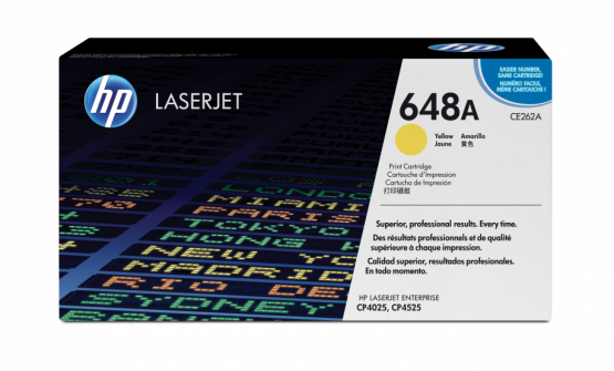 HP 648A Yellow Original Toner Cartridge (CE262A) 