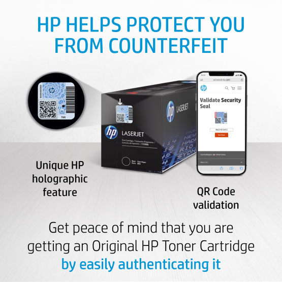 HP 650A Cyan Original Toner Cartridge (CE271A) 