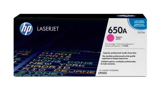 HP 650A Magenta Original Toner Cartridge (CE273A) 