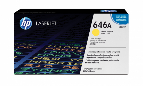 HP 646A Yellow Original Toner Cartridge (CF032A) 