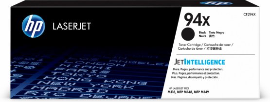 HP 94X Black Original Toner Cartridge - High Capacity (CF294X) 