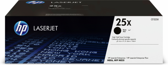 HP 25X Black Original Toner Cartridge - High Capacity (CF325X) 