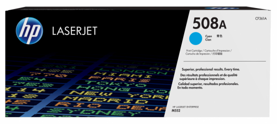 HP 508A Cyan Original Toner Cartridge (CF361A) 