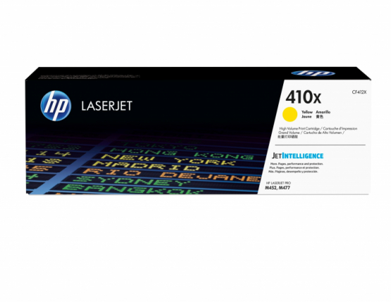 HP 410X Yellow Original Toner Cartridge - High Capacity (CF412X) 