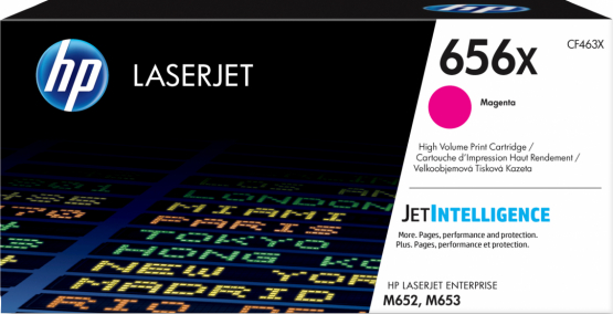HP 656X Magenta Original Toner Cartridge - High Capacity (CF463X) 