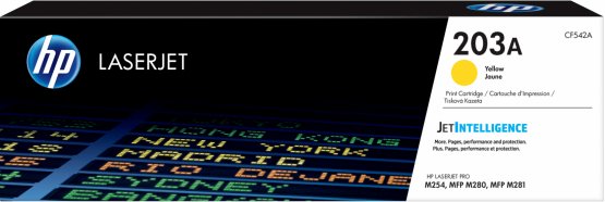 HP 203A Yellow Original Toner Cartridge (CF542A) 