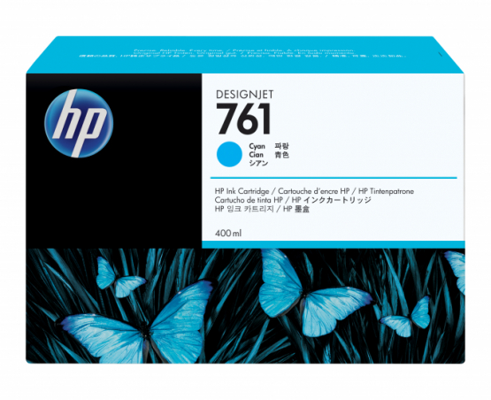 HP 761 Cyan Original DesignJet Ink Cartridge (CM994A) 