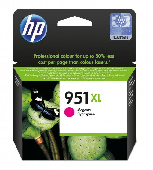 HP 951XL High Yield Magenta Ink Cartridge (CN047AE) 