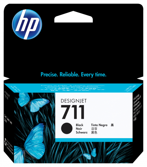 HP 711 Black Original DesignJet Ink Cartridge (CZ129A) 