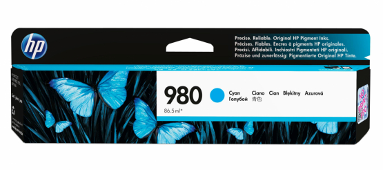 HP 980 Cyan Original Ink Cartridge (D8J07A) 