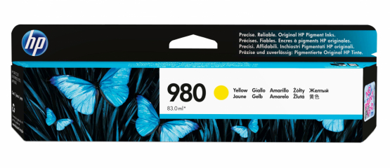 HP 980 Yellow Original Ink Cartridge (D8J09A) 