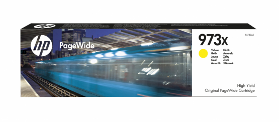 HP 973X Original Yellow Ink Cartridge - High Capacity (F6T83AE) 
