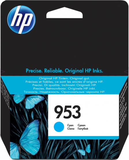 HP 953 Cyan Ink Cartridge (F6U12AE) 